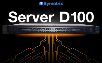 La calidad legendaria de Symetrix para grandes instalaciones con Servidor D100